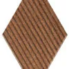 Wood rigato natural cork 3d wall tiles.
